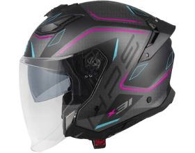 ΚΡΑΝΟΣ ΜΗΧΑΝΗΣ GIVI - X31 mat black/dark titan/fuchsia - 