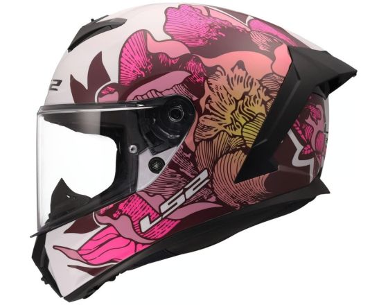 ΚΡΑΝΟΣ ΜΗΧΑΝΗΣ LS2 - Rapid 3 FF820 22.06 Poppies II white/pink