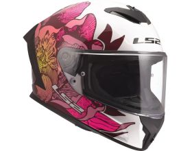 ΚΡΑΝΟΣ ΜΗΧΑΝΗΣ LS2 - Rapid 3 FF820 22.06 Poppies II white/pink - 