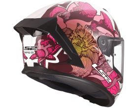 ΚΡΑΝΟΣ ΜΗΧΑΝΗΣ LS2 - Rapid 3 FF820 22.06 Poppies II white/pink - 