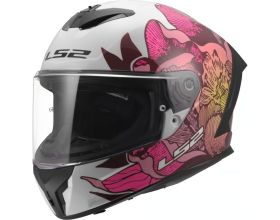 ΚΡΑΝΟΣ ΜΗΧΑΝΗΣ LS2 - Rapid 3 FF820 22.06 Poppies II white/pink - 