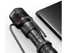 ΦΑΚΟΣ WUBEN - T1 Black Tactical LED Επαναφορτιζόμενος 2000 Lumens - 