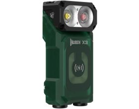 ΦΑΚΟΣ WUBEN - X3 Pro Green Owl Compact LED Επαναφορτιζόμενος EDC με Θήκη Φόρτισης Αλουμινίου - 
