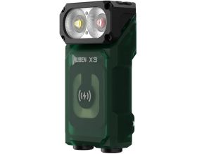 ΦΑΚΟΣ WUBEN - X3 Pro Green Owl Compact LED Επαναφορτιζόμενος EDC με Θήκη Φόρτισης Αλουμινίου - 