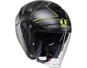 ΚΡΑΝΟΣ ΜΗΧΑΝΗΣ AGV - Irides 22.06 Zagabria mat grey/yellow