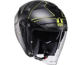 ΚΡΑΝΟΣ ΜΗΧΑΝΗΣ AGV - Irides 22.06 Zagabria mat grey/yellow