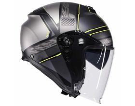 ΚΡΑΝΟΣ ΜΗΧΑΝΗΣ AGV - Irides 22.06 Zagabria mat grey/yellow - 