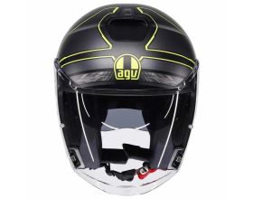 ΚΡΑΝΟΣ ΜΗΧΑΝΗΣ AGV - Irides 22.06 Zagabria mat grey/yellow - 