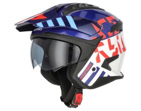 ΚΡΑΝΟΣ ΜΗΧΑΝΗΣ ACERBIS - Jet Aria Evo graphic white/blue/red - 