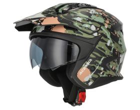 ΚΡΑΝΟΣ ΜΗΧΑΝΗΣ ACERBIS - Jet Aria Evo graphic green/brown - 