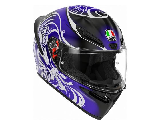ΚΡΑΝΟΣ ΜΗΧΑΝΗΣ AGV - K1 S E2206 Windrunner black/purple/silver