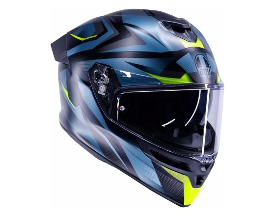ΚΡΑΝΟΣ ΜΗΧΑΝΗΣ AGV - K5 E22.06 Munor matt black/yellow fluo