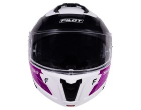 ΚΡΑΝΟΣ ΜΗΧΑΝΗΣ PILOT - Spyder F-Line black/pink/white gloss - 