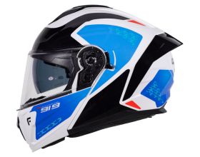 ΚΡΑΝΟΣ ΜΗΧΑΝΗΣ PILOT - Spyder F-Line Black/White/Blue Gloss