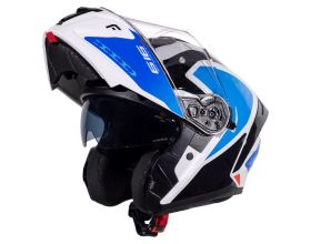 ΚΡΑΝΟΣ ΜΗΧΑΝΗΣ PILOT - Spyder F-Line Black/White/Blue Gloss - 