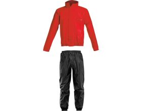 ACERBIS Rain Suit αδιάβροχο σετ black/red