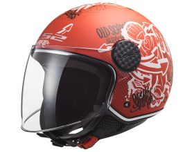 LS2 Sphere Lux OF558 Skater mat red