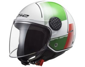 LS2 Sphere Lux OF558 Firm white/green/red