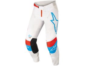 Alpinestars MX pants Techstar Quadro white/blue