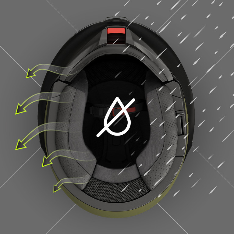 AGV Streetmodular εσωτερικά και εξαερισμός