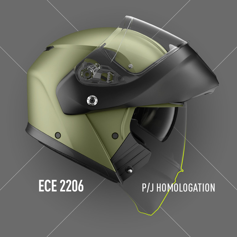 AGV Streetmodular πιστοποίηση ECE 22.06 και P/J