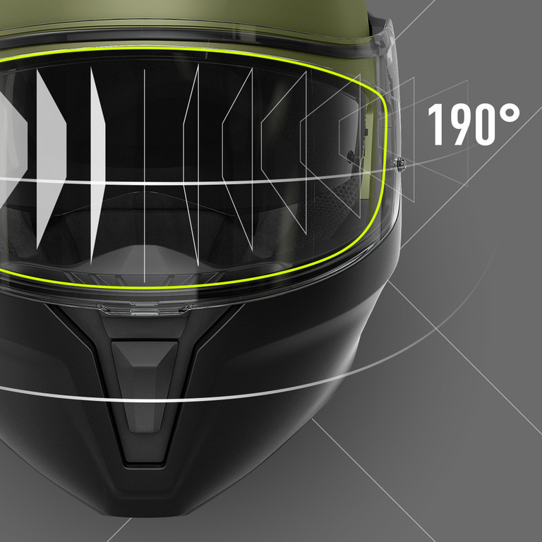AGV Streetmodular Ultravision visor και εσωτερικό αλεξήλιο