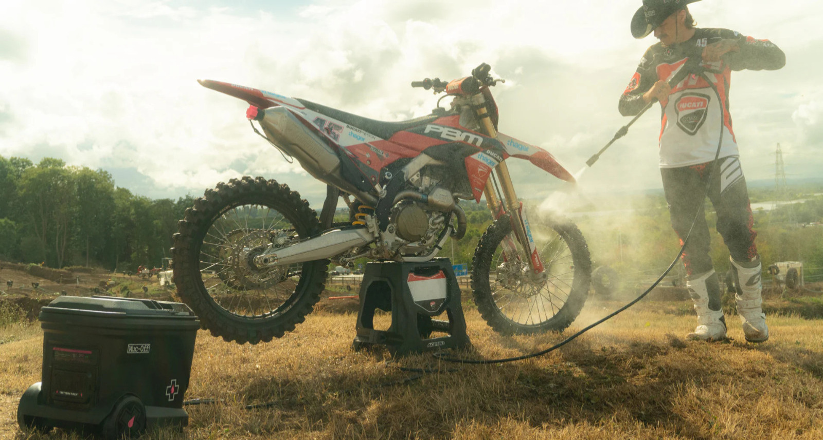 Muc-Off Mobile Pressure Washer Moto Starter Bundle αξεσουάρ και λόγχες καθαρισμού